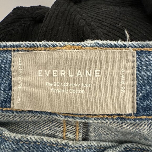 Everlane '90s Cheeky Jean - Vintage Mid Blue - 28 (Short) - Picture 3 of 3